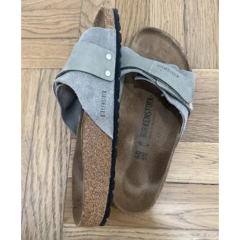 Birkenstock Oita Slide Sandals Suede Slip On Open‎ Toe Women's Size 9